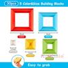 30 шт. Пирамидальная игрушка для складывания, Строительные блоки, Монтессори развивающая игрушка, Детское воображение, Логика, Детские сенсорные игрушки, Рождественские подарки