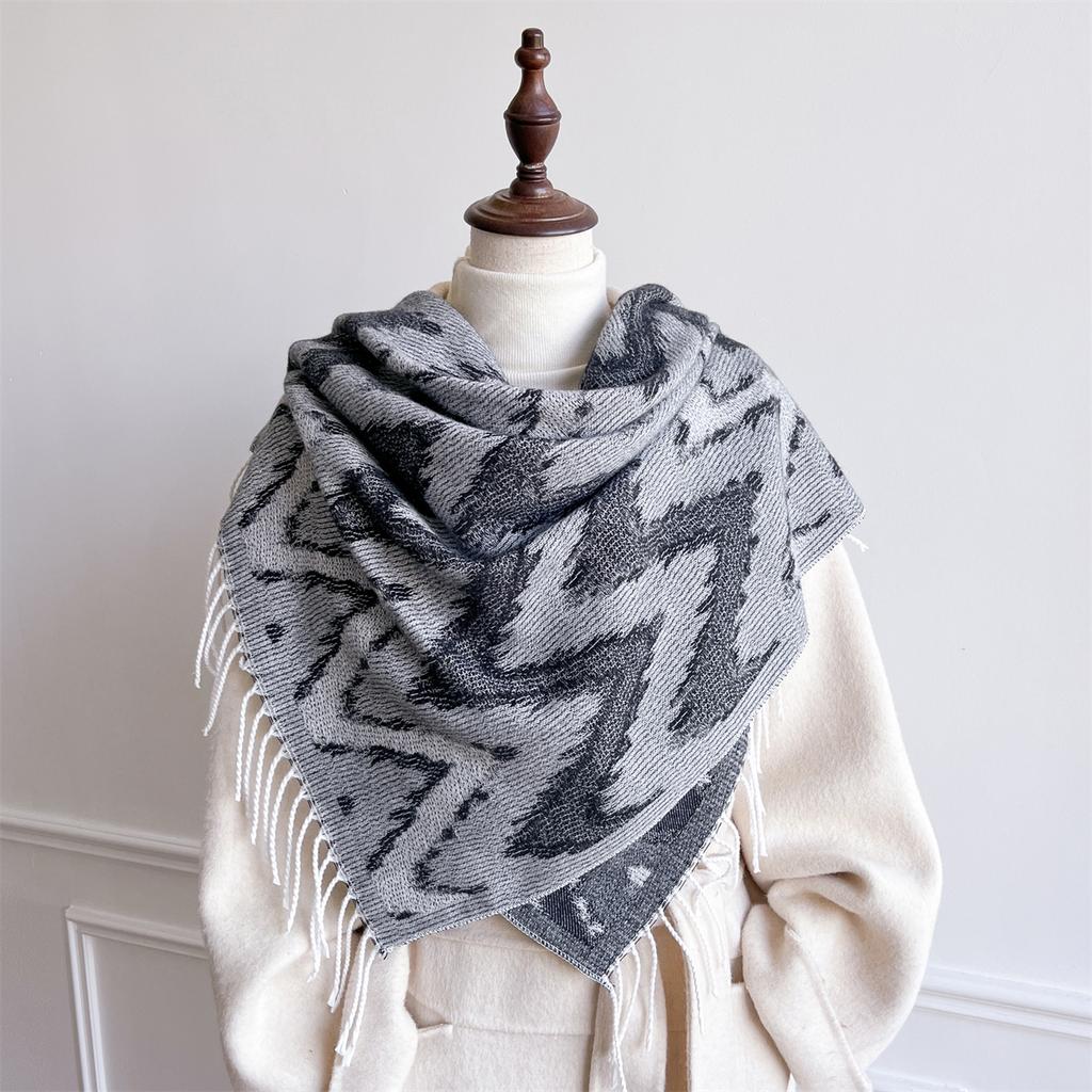 Women Winter Scarf Cashmere Pashmina Shawls and Wraps Bufandas Floral Print Warm Thick Scarves Blanket for Lady Newpe