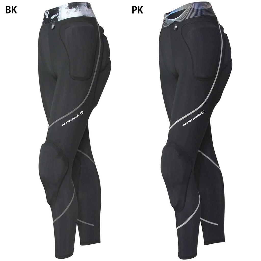 North Peak Hip Protector Long Type Snowboard Ski Womens Pad Толщина 1 Слой BK WM [Максимум 12 мм/Легкий Тип] NP-1247 (Женщины М)