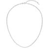 TOU [Silver925] WE009 Textured link chain necklace