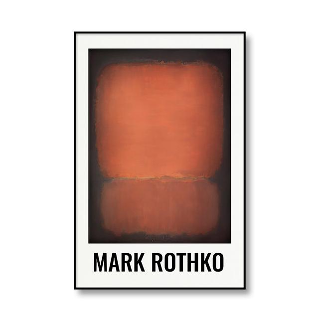 Знаменитый Марк Ротко, абстрактная картина на холсте, печать плакатов, цветной блок, современный декор, настенная художественная картина для гостиной, спальни, прохода