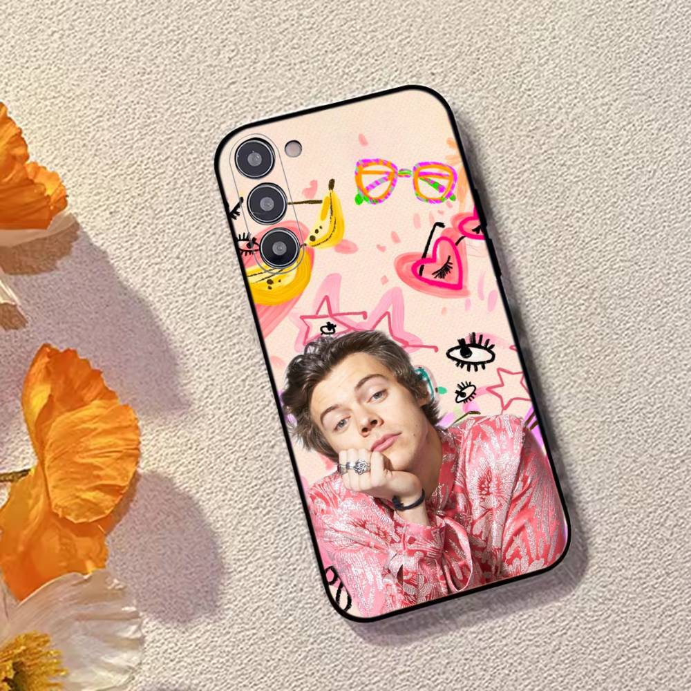 H-HaRRy Music S-Styles Чехол для телефона Черный Силиконовый Мягкий Для Samsung Galaxy A73,A72,A71,A70,A53,A52,A51