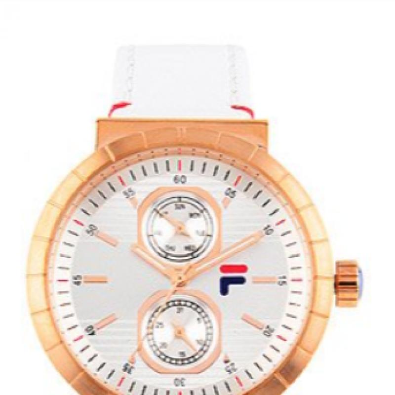 Fila Мужские часы с кожаным ремешком Fat 38 005 003