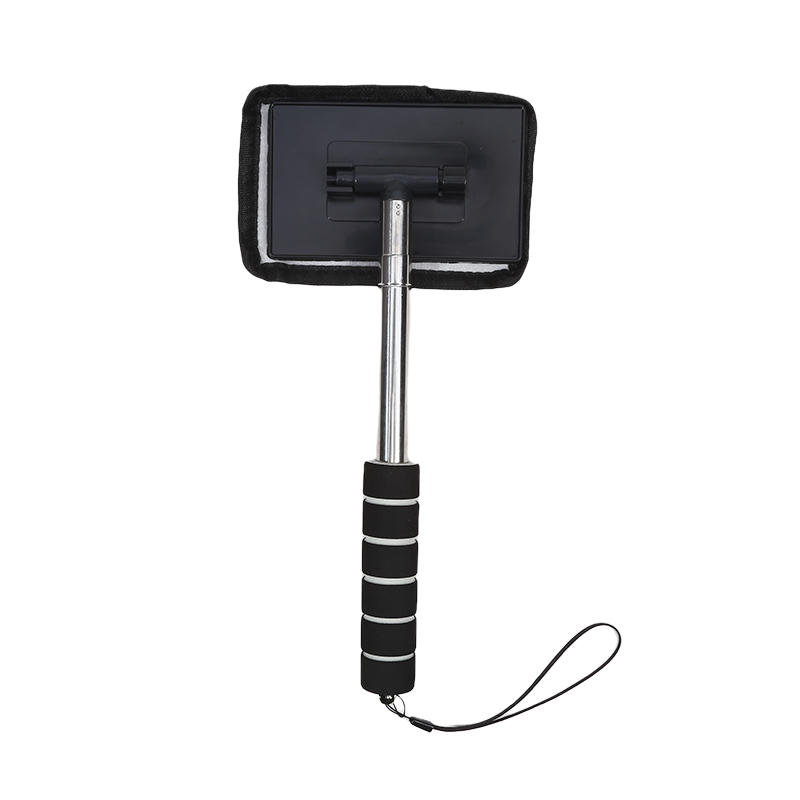 Car Cleaning Wash Brush Front Windshield Cleaning Defogging Brush Dust Mirror Glass Wipe Telescopic Long Handle Household Glass Clean Remover Tool