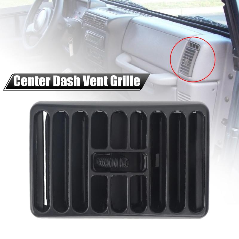 Auto Dashboard Center A/C Air Vent Outlet Grille for Jeep Cherokee 1997-2001 Wrangler TJ 1997-2006 5DP55TAZ 5DP54TAZ 5FS10LAZAB