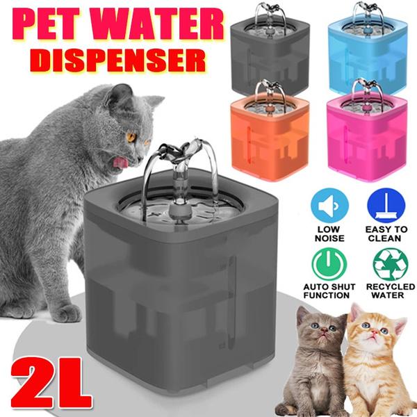 Новое обновление, 2 л, автоматический фонтанчик для воды для домашних животных, фильтр, дозатор, кормушка, умная поилка для кошек, миска для воды, котенок, щенок, собака, питьевые принадлежности
