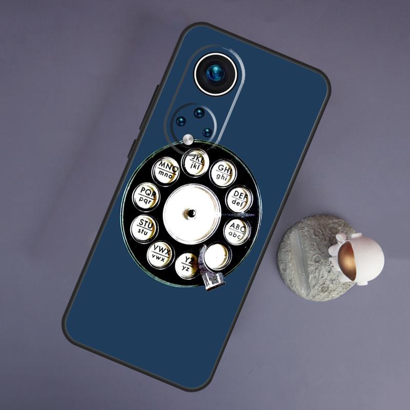 Ретро Телефон Дисковый Набор Для Huawei Honor Magic 5 Lite 70 50 X8 X9 a P20 P30 P40 P50 P60 Pro P Smart Nova 9 5T Чехол