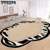 Нерегулярный ковер Гостиная Спальня Прикроватный ковер Нерегулярный Высококачественный Ощущение Дивана Журнальный Столик Напольный Коврик