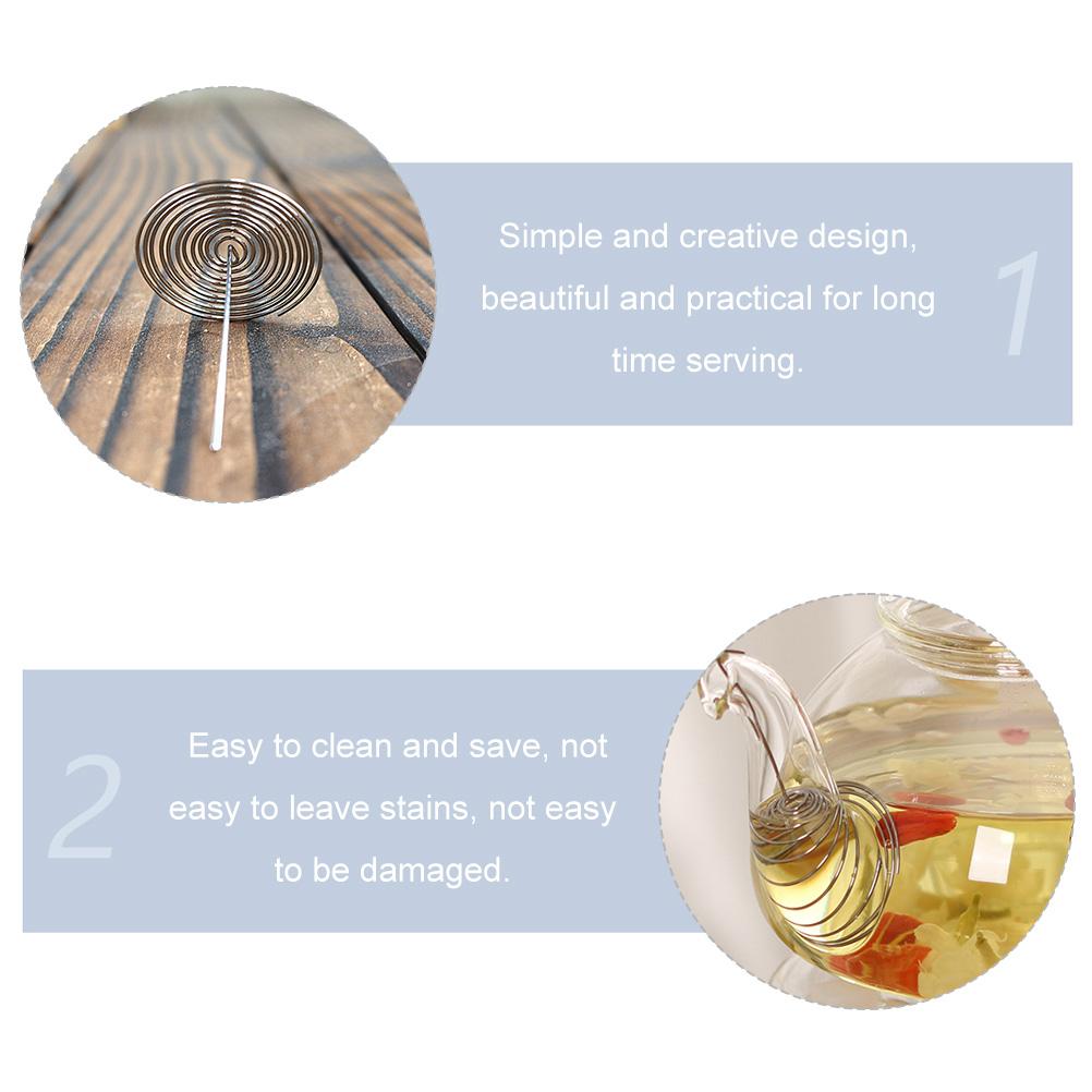 10 шт. Фильтр для носика чайника Домашние фильтры Насадка Пружинные фильтры Сетчатые принадлежности Кухонные гаджеты Аксессуары из нержавеющей стали