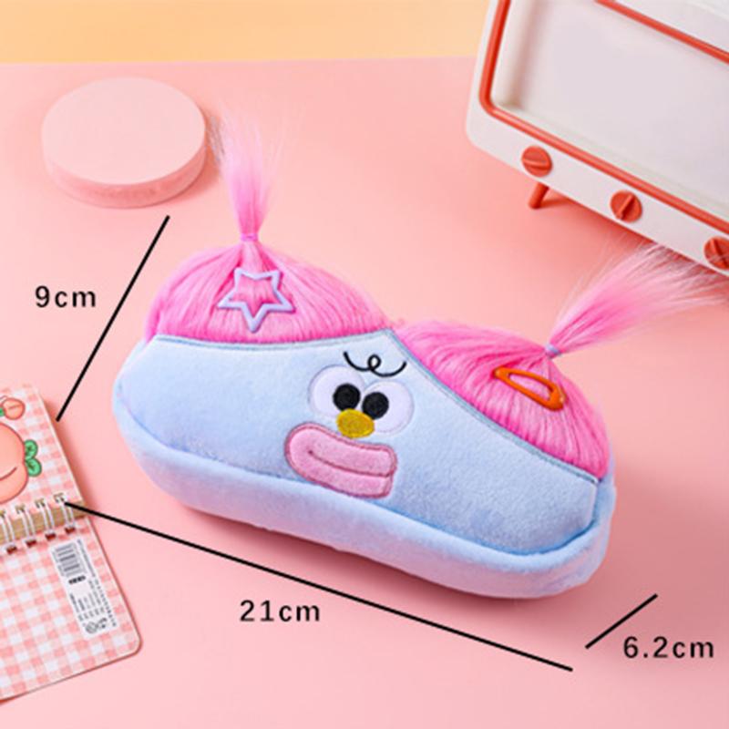 Взрывная Прическа Кукла Урод Плюшевая Кишка Ручка Сумка Большие Глаза Монстр Милая Девушка Сердце Сумка для Хранения Плюшевая Игрушка Пенал