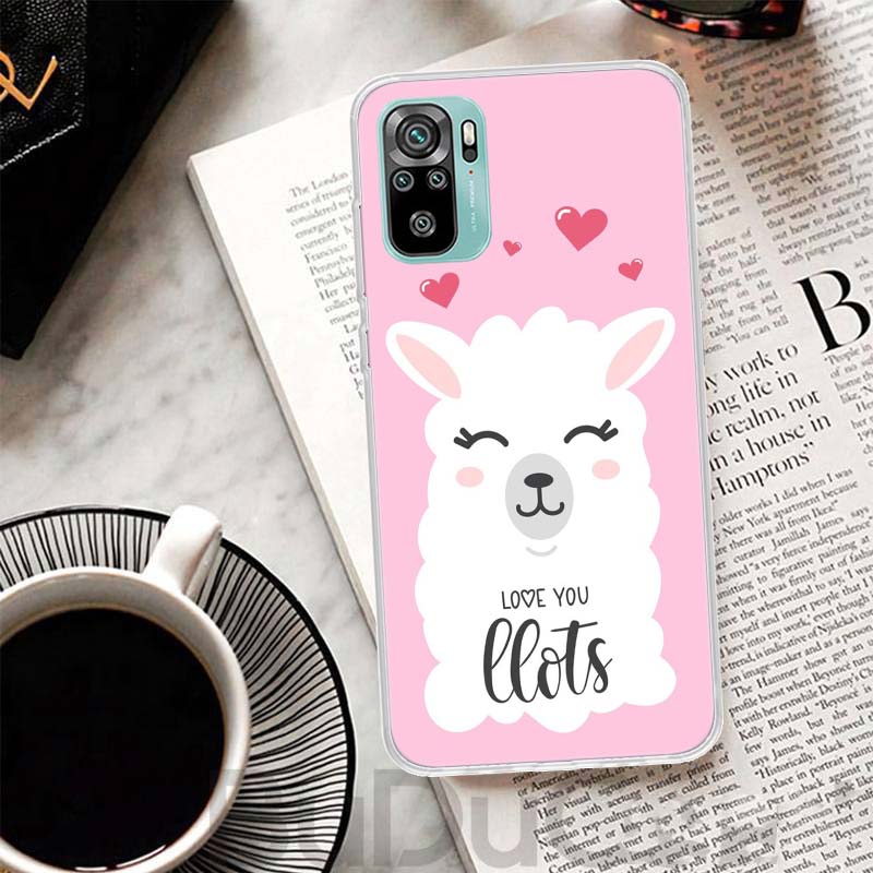 Lama Llama Alpacas Cover For Xiaomi Redmi Note 14 13 12S 12 11 Pro Plus Phone Case 11S 10S 10 11E 11T 14Pro 13Pro Print Coque No