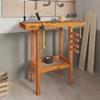 VidaXL Workbench with Vises 92x48x83 Cm Solid Acacia Wood 153319