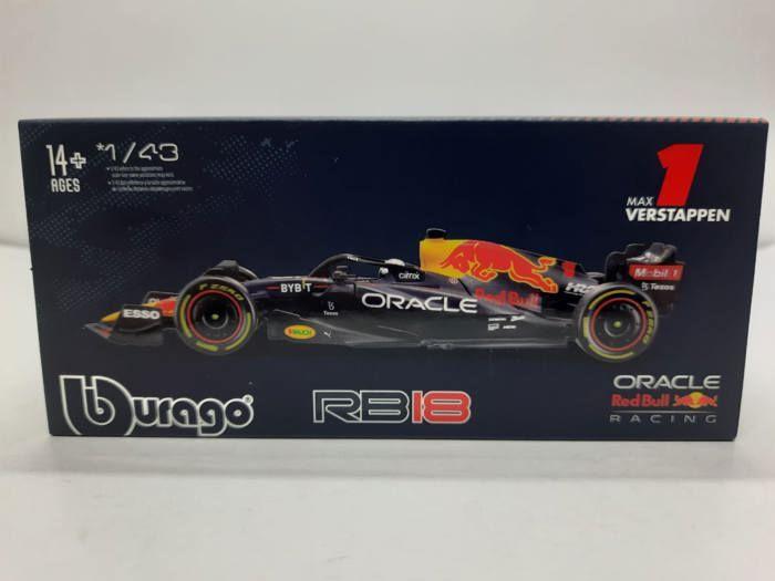 Voiture F1 Red Bull RB18 1/43 - Bburago - Max Verstappen - Modèle métal