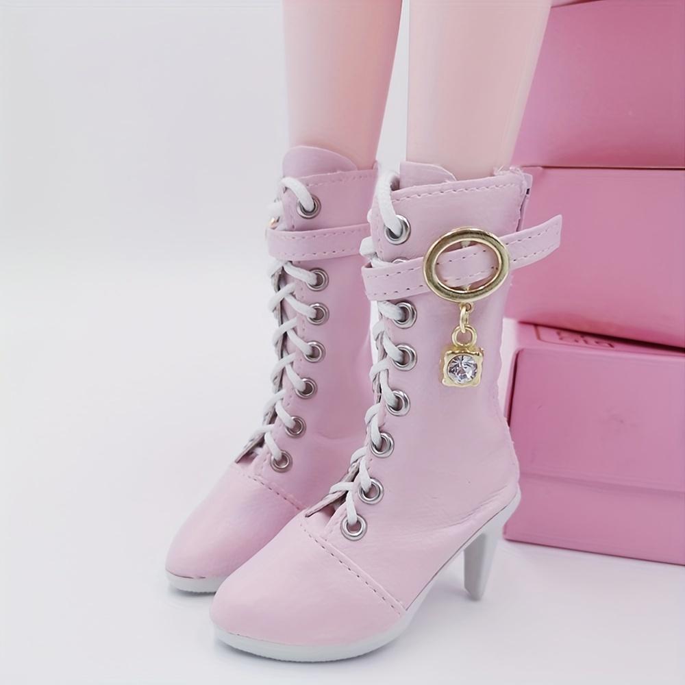 Декоративная обувь для кукол BJD, ПУ, острый каблук, 1 пара для 1/3 кукол, одежда, аксессуары