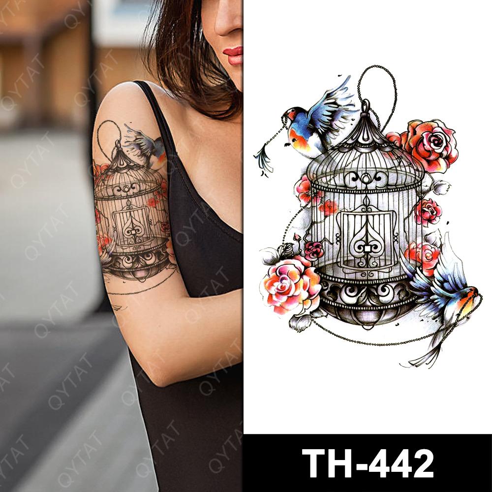 Qianyu Tattoo Supplies Party Set Waterproof Sexy Body Fake Tattoo Sticker