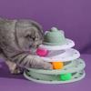Игрушка для кошки, колесо-шар, самокат для кошки, развлекательный диск, интерактивная образовательная игрушка-трек, кошачья космическая башня, игровая доска