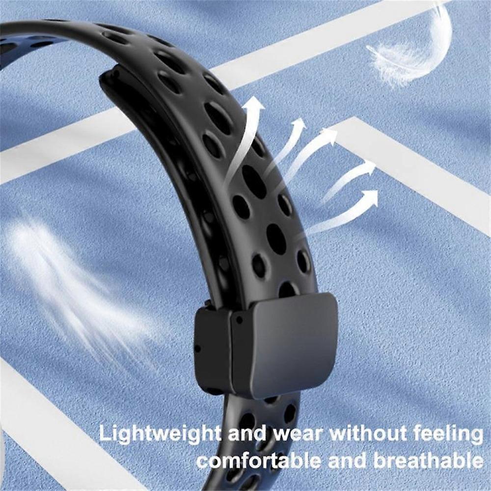 Magnetic Silicone Strap Compatible For Xiaomi Smart Band 10 / 9 / 8 Breathable Replacement Watch Band