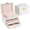 Lock Arch Three-layer Jewelry Box Drawer Style Jewelry Box, Earring Jewelry Storage Box Suitable for All Kinds of Jewelry Storage