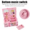 Exquisite Musical Jewelry Box for Girls Princess Dancing with Music with Cute Bow Knots Painting