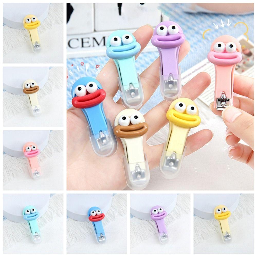 Compact Size Fingernail Clippers Cute Pedicure Toe Nail Trimmer Cartoon Nail Clippers  Travel