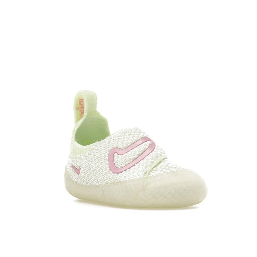 Nike Swoosh 1 TD Coconut Milk Pink Rise Baby Sneakers Cream White Barely-Volt FB3244-101