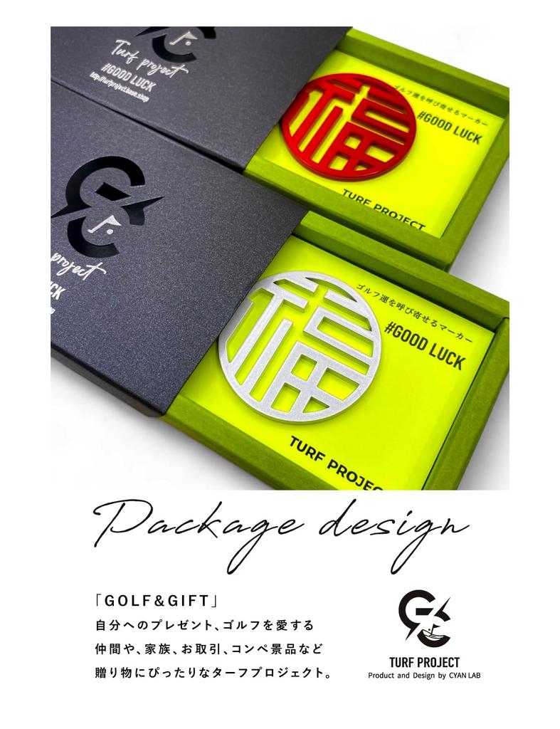 Маркер для гольфа Маркер, приносящий УДАЧУ в продукте Концентрация Подарок Лицо Сталь 40мм Белый на шляпу Проект [Металлическая удача] Название #ХОРОШИЙ #Улучшает