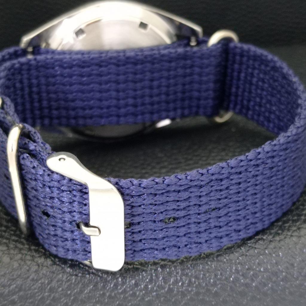 VINTAGE SEIKO 5 AUTOMATIC 6119C JAPAN MENS BLUE COLOR DIAL WATCH A500099-2 R151a-a500099