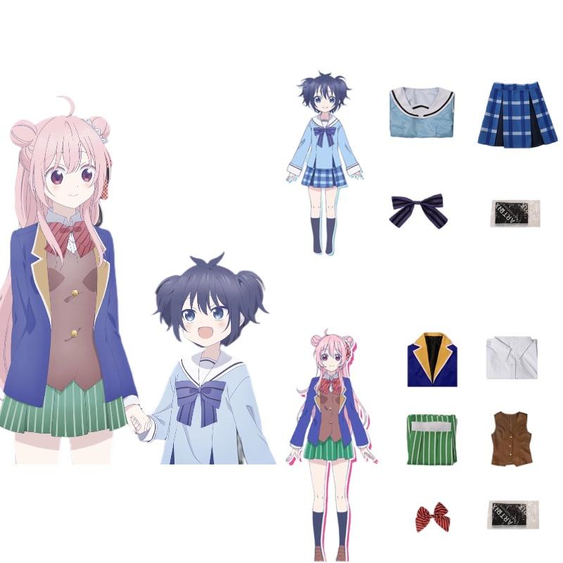 Потрясающий косплей-наряд Мацузаки Сато из Happy Sugar Life, идеально подходящий для поклонников аниме