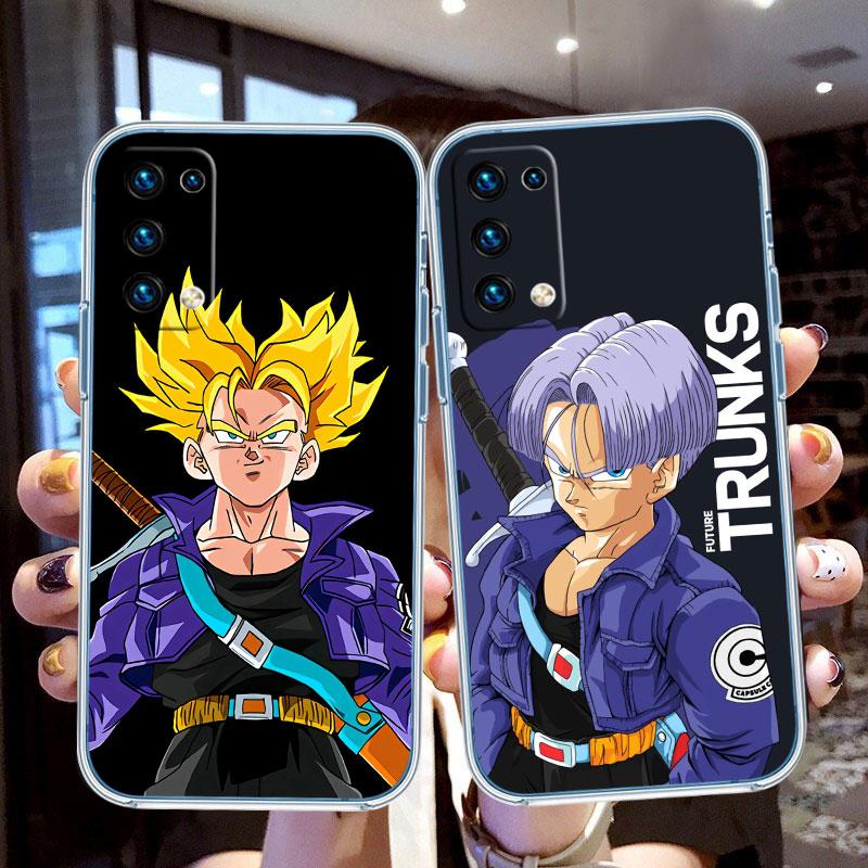 TR12 Dragon Ball Trunks Transparent Phone Case for Motorola Moto G7 G8 G9 G84 G85 G73 G24 G15 Z2 Play Power Plus