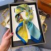 70cm Korean-Style Silk Square Scarf: Fashionable, Versatile Neck Protection and Decorative Accessory