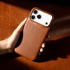 Премиальный задний чехол из натуральной кожи для iPhone 17Pro 16pro Max 15 14 13 12 11 Бизнес Полностью закрывающий Защитный чехол Чехлы для телефона