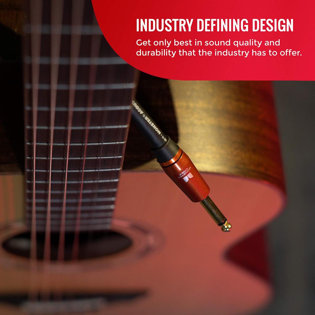 MONSTER CABLE Instrument Cable Acoustic Guitar Cable Length 21ft Direct X Direct Plug M 600558 ACST2-21 []