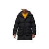 Solid Color Hooded Zip-Up Water-Repellent Down Jacket Men Outerwear Black DQ7347-010