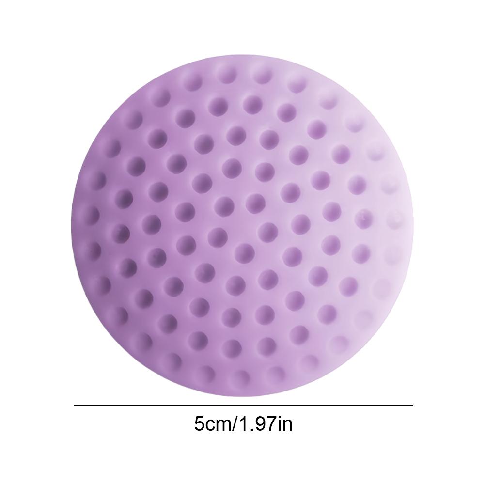 Резиновый дверной стопор самоклеящаяся дверная ручка бампер беззвучный стикер (фиолетовый)