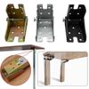 2Pcs Table Connector Gussets for Folding Legs 90 Degree Folding Folding Table Legs Hinges  Sofa