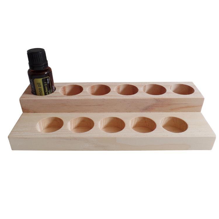 Деревянная стойка для демонстрации и хранения эфирных масел
