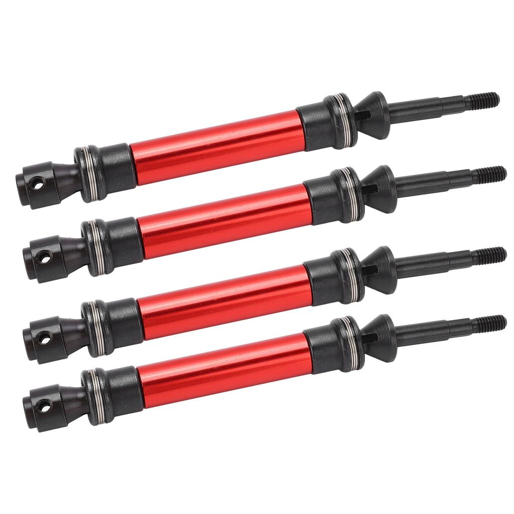 4pcs CVD Steel Front Rear Drive Shaft Complete Driveshaft Compatible for Slash 1Celsius10 RC Car