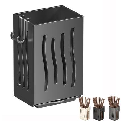 Практичный настенный держатель для столовых приборов, подставка для хранения ложек и палочек для еды, сохраняет столовые приборы сухими