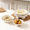 Hollow Porous Food Steaming Dish Round Shape Steaming Bowl Steamer Rack  Steamed Stuffed Bun