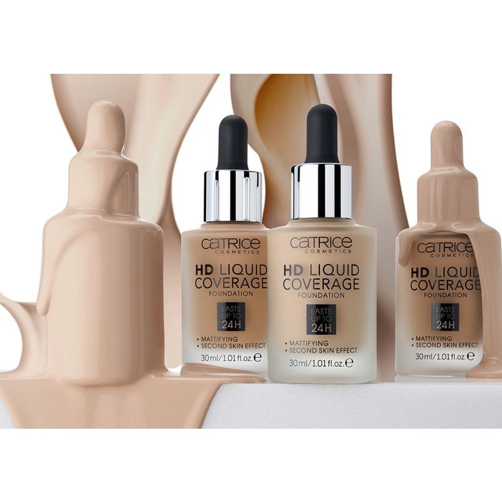 Catrice HD Liquid Coverage Foundation 30ml, No. 030 Sand Beige, 2 Pcs.
