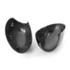 Side Mirror Cover Set L+R Pair Door Wing Mirror Cover Casing Replacement for Mini R55 R56 R57 R58