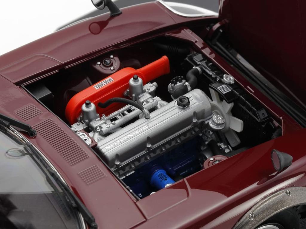 Tamiya 1/24 Masterwork Collection No. 174 Nissan Fairlady 240ZG Pre-painted Finished Model 21174 Grand Prix Maroon