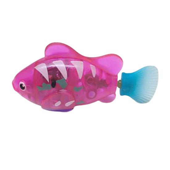 Электрическая игрушка «Плавающая рыба» с реалистичным движением и звуком, водонепроницаемая, светодиодная подсветка, интерактивная