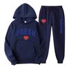 2025 Cross Love Heart Print Y2K Hoodie Sweatshirt Pullover - Plus Velvet Thickened Style