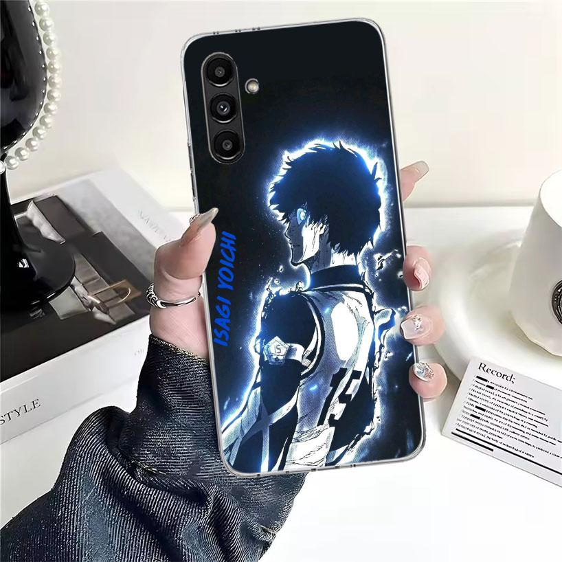 Чехол для телефона Blue Lock Исаги Ёити Для Samsung Galaxy A13 A14 A15 A16 A17 A53 A54 A55 A56 A57 A33 A34 A35 A36 A37 A23 A24 A25 A26