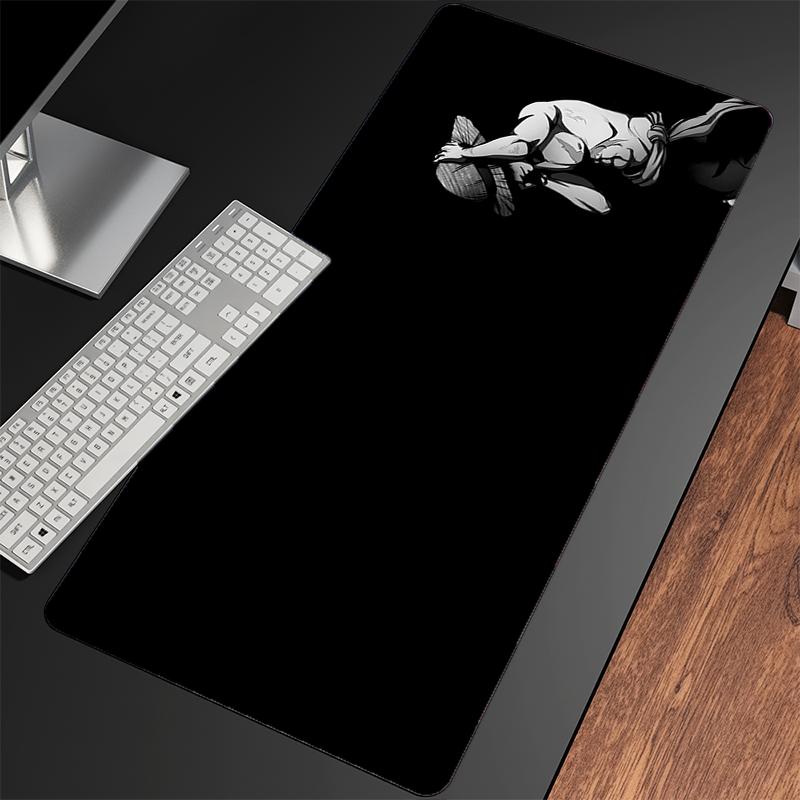 Mouse Pad Anime Professional Gaming Accessories Rubber Computer Keyboard Desk Mat Oone Ppiece Luffy Lock Edge Gamer Mousepads