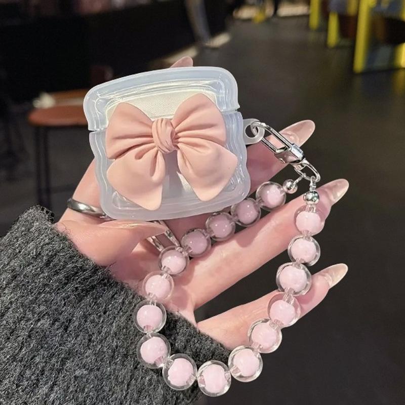 Корейская девушка Ins бант для AirPods 1 чехол для защиты наушников Apple pro1 поколения чехол для Bluetooth-наушников