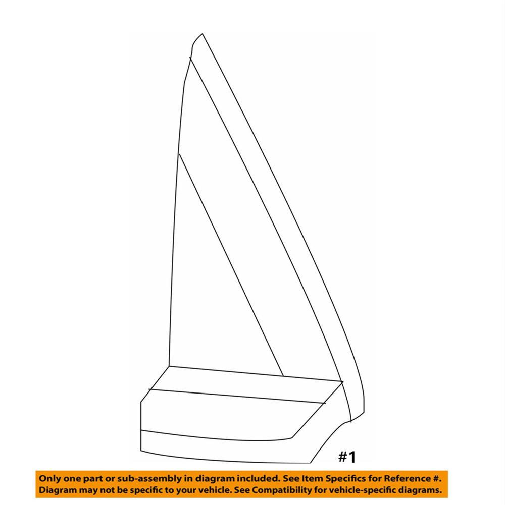 Передняя левая боковая накладка на угол крыла для GMC Terrain 2018-2022 84107336