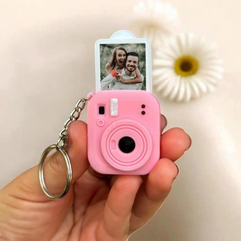 Креативный 3D-печатный брелок-камера для мини-фотографий Стильные брелоки Подвеска Уникальный подарок для любителей фотографии