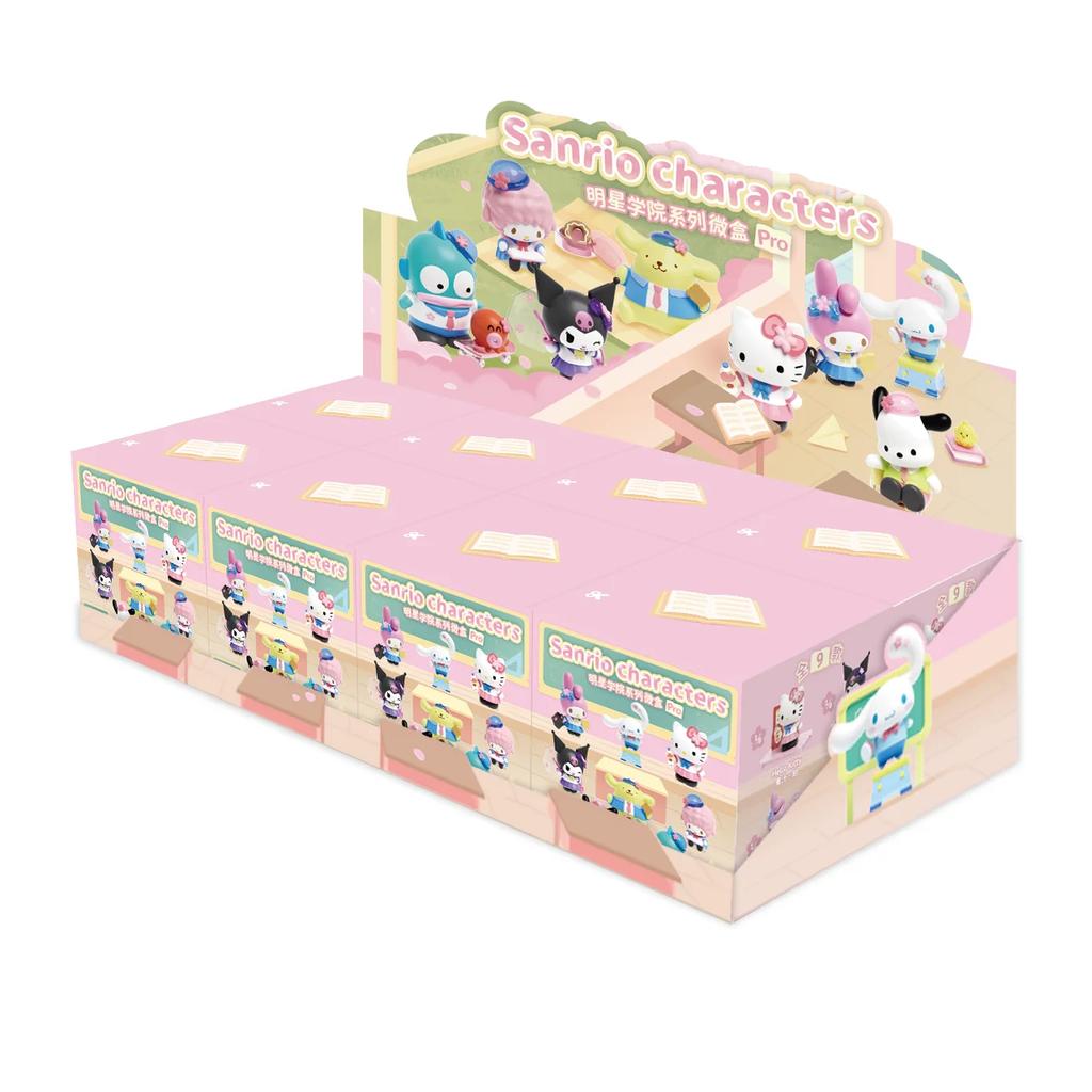 Sanrio Star Academy Micro Box Blind Box Collection Kuromi Pochacco Gifts Toy Model Anime Figures Collect Ornaments